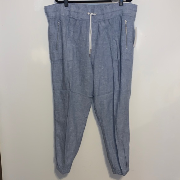 NWT Athleta Plus size Cabo Linen Jogger - Picture 5 of 11